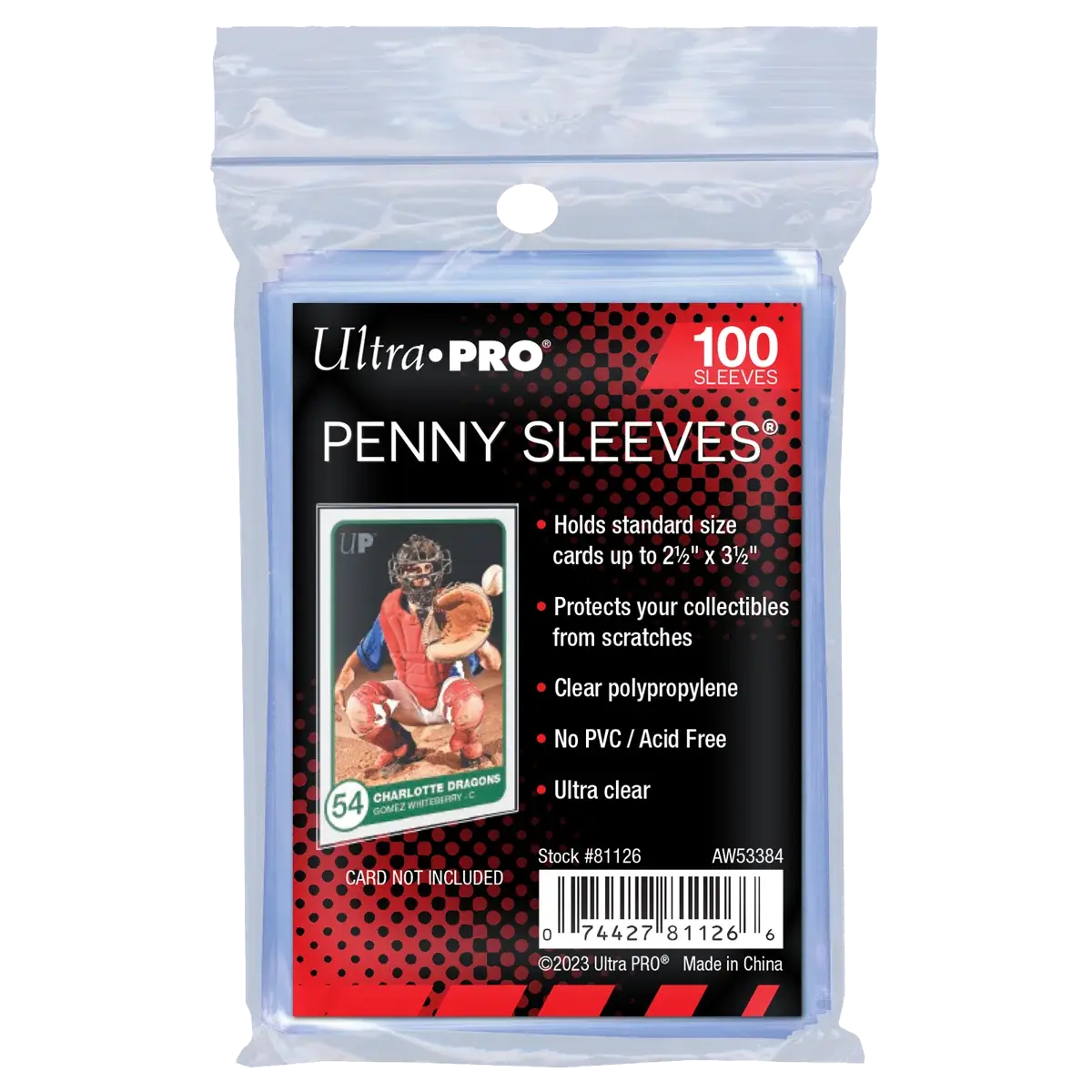 Ultra PRO Penny Sleeves 2.5" x 3.5" (100 lembar)