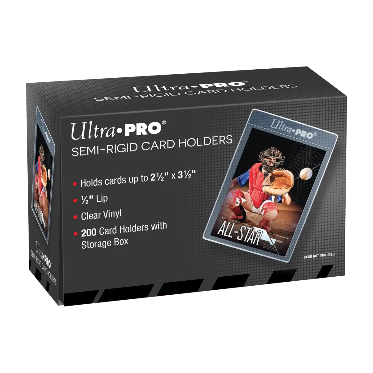 Ultra PRO Semi-Rigid Card Holder 1/2" Lip (200 pcs)