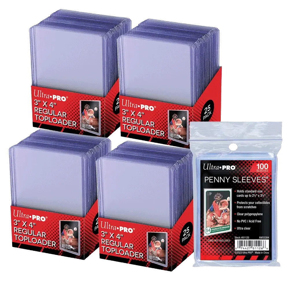 Ultra PRO Bundle Toploader 35pt + Penny Sleeves (100 pcs)