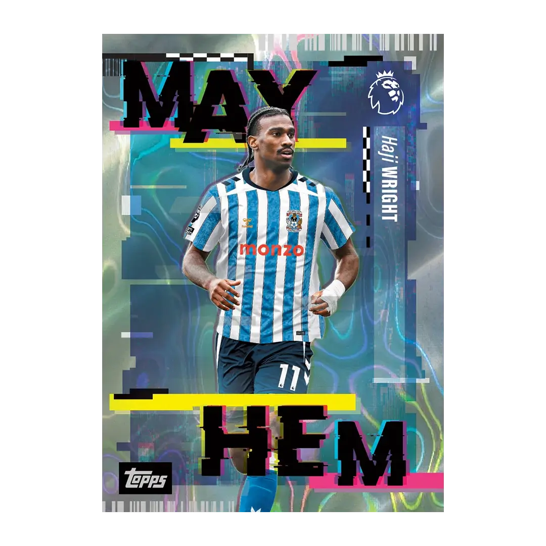 Contoh kartu 1 dari Topps Flagship Premier League 2026/27 Value Box