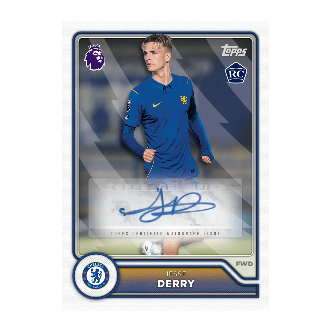 Contoh kartu 4 dari Topps Flagship Premier League 2026/27 Value Box